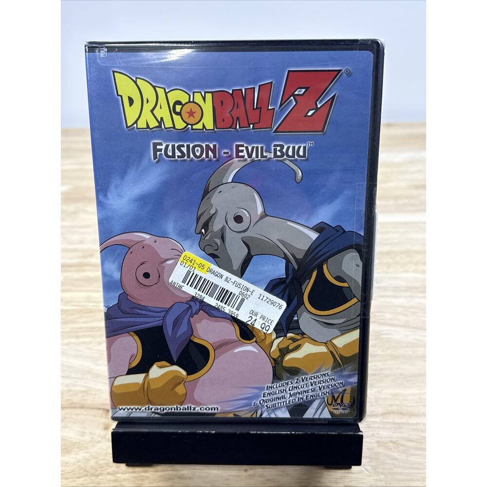 Dragon Ball Z - Fusion: Evil Buu DVD, 2002, Uncut and Edited Versions New Sealed